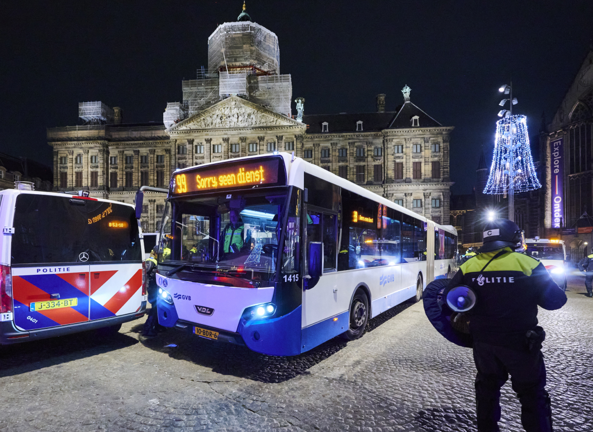 Weer politiegeweld in Amsterdam